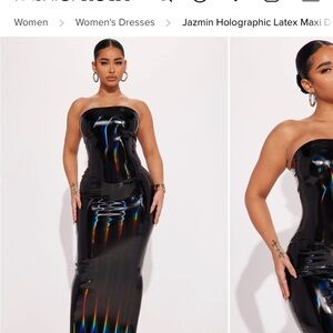 Fashion nova halo graphic dress size large new sold out